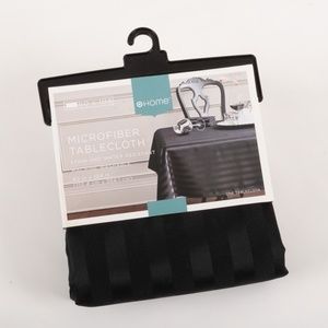 Target Home Black Microfiber Tablecloth